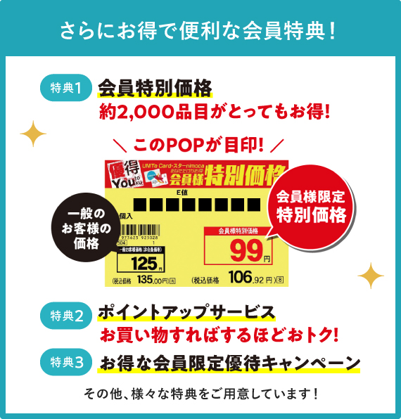ユナイトカード会員様限定特典